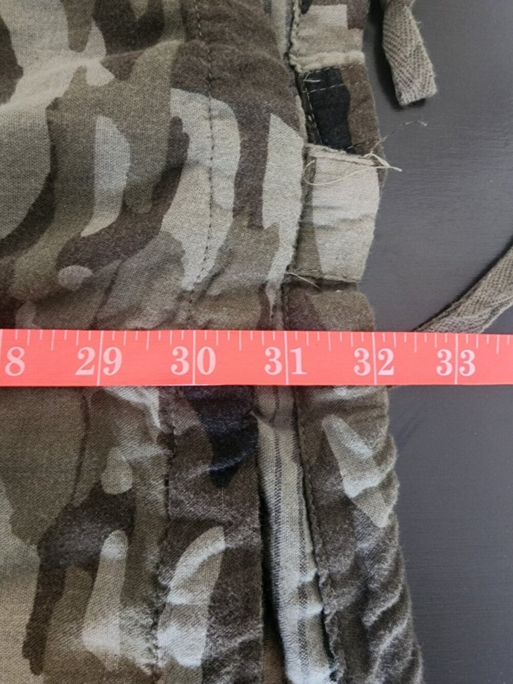 Torrid Camo Utility Anorak Jacket Sz 4 Green Military Twill Cotton Lightweight - Picture 8 of 8
